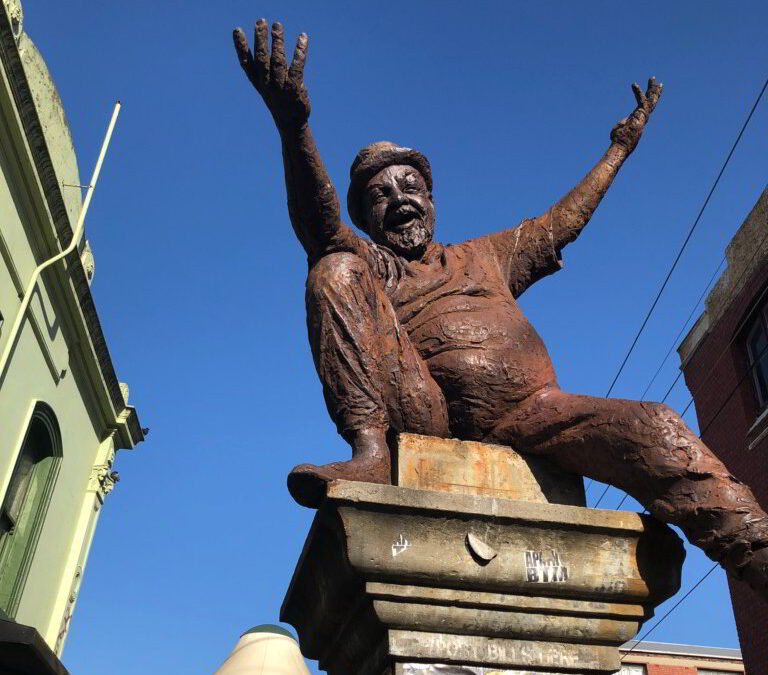 A bronze master